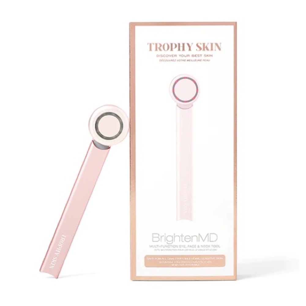NIB Trophy Skin BrightenMD — 4-In-1 Portable Microcurrent Facial Device